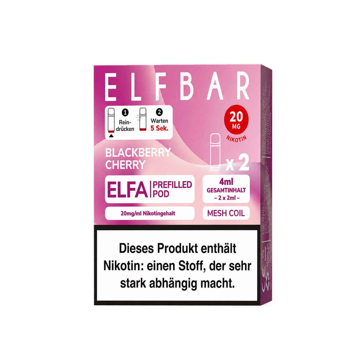 ELFA PODS Blackberry Cherry