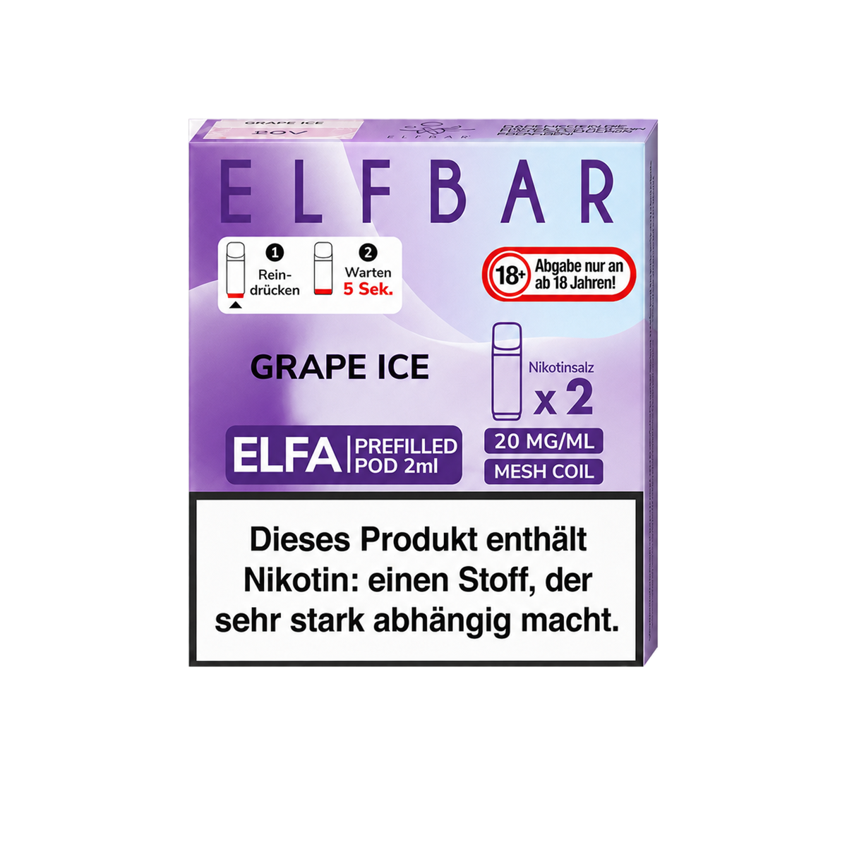 ELFA PODS Grape Ice