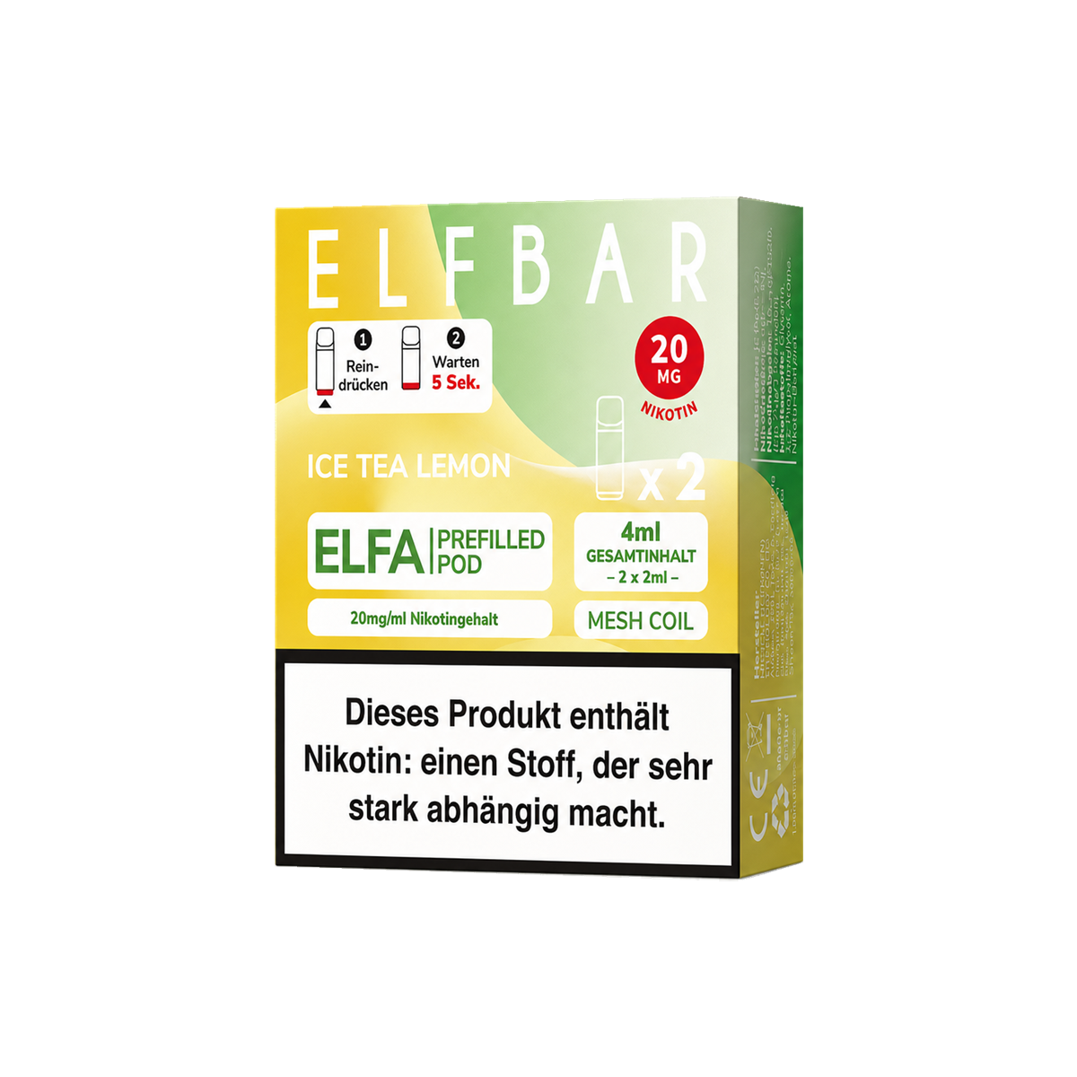 ELFA PODS Ice Tea Lemon