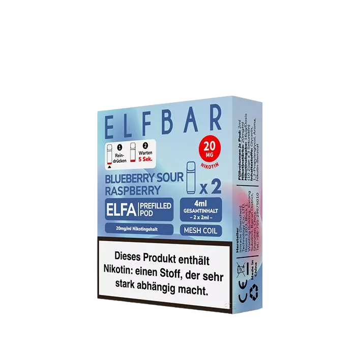ELFA PODS Blueberry Sour Raspberry